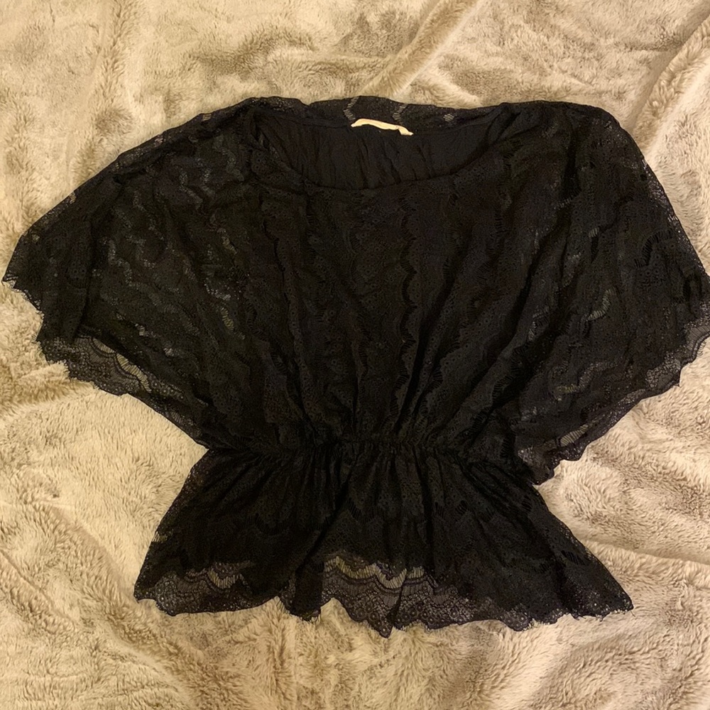 Old Navy Black Lace Top. Size- extra small